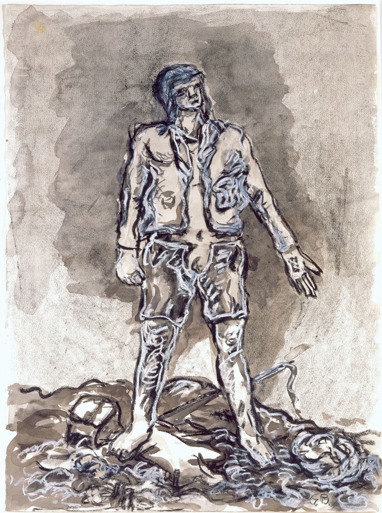 "Untitled" by Georg Baselitz (1965)